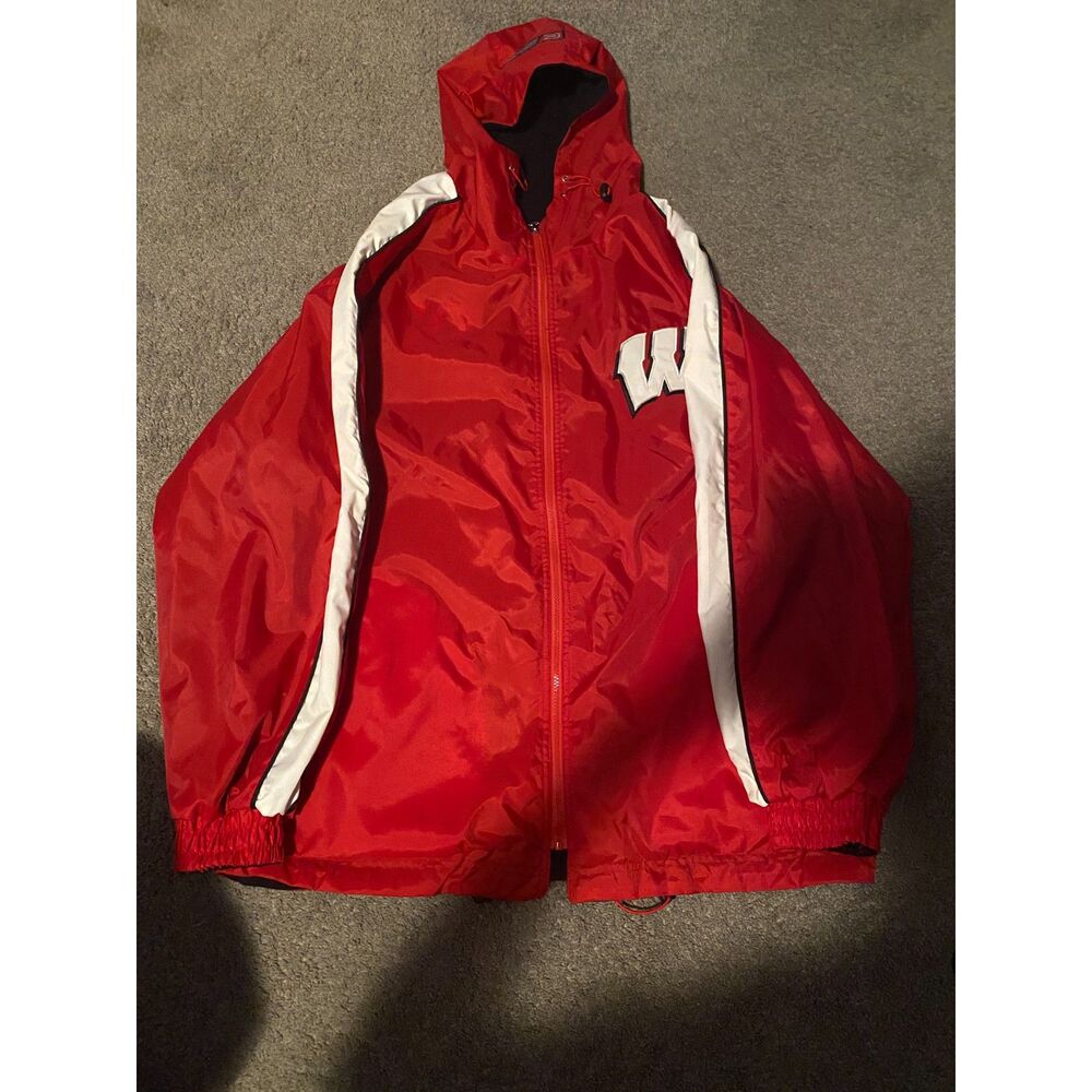 Vintage Wisconsin Badgers 2 on 1 reversible jacket